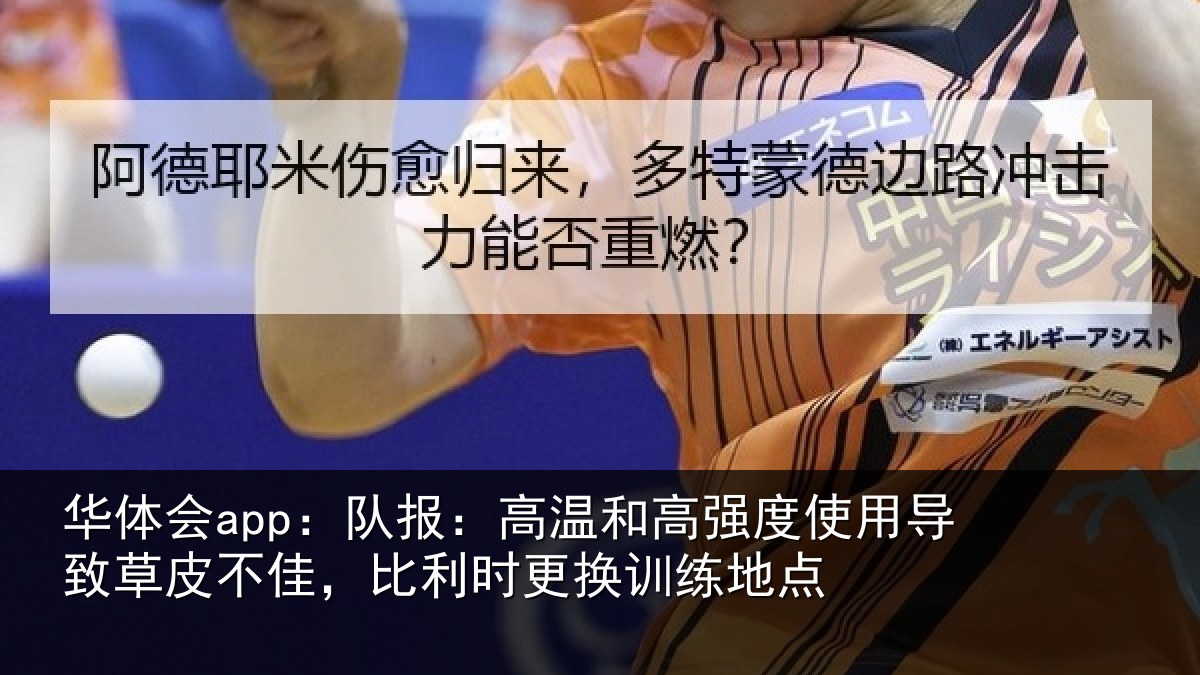 华体会app:队报:高温和高强度使用导致草皮不佳,比利时更换训练地点